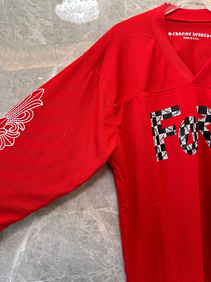 Chrome Hearts x Matty Boy red 'Form' hockey jersey