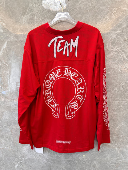 Chrome Hearts x Matty Boy red 'Form' hockey jersey