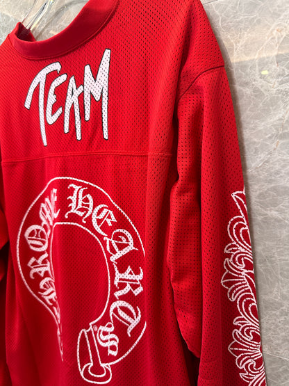 Chrome Hearts x Matty Boy red 'Form' hockey jersey