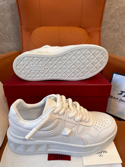 Valentino garavani rockstud white sneakers