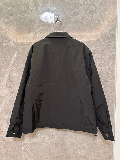 Prada classic black nylon jacket