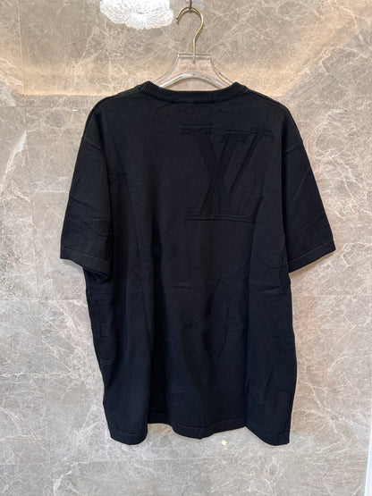 Louis Vuitton black embossed monogram t-shirt