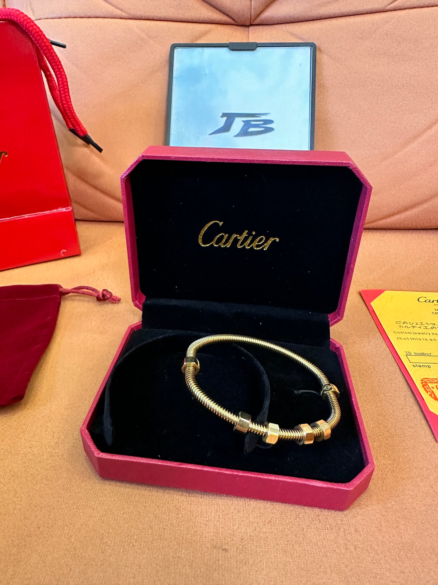 Cartier gold love bracelet