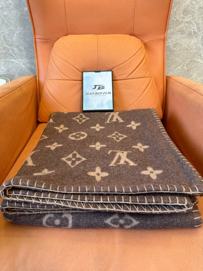 Louis Vuitton monogram wool blanket