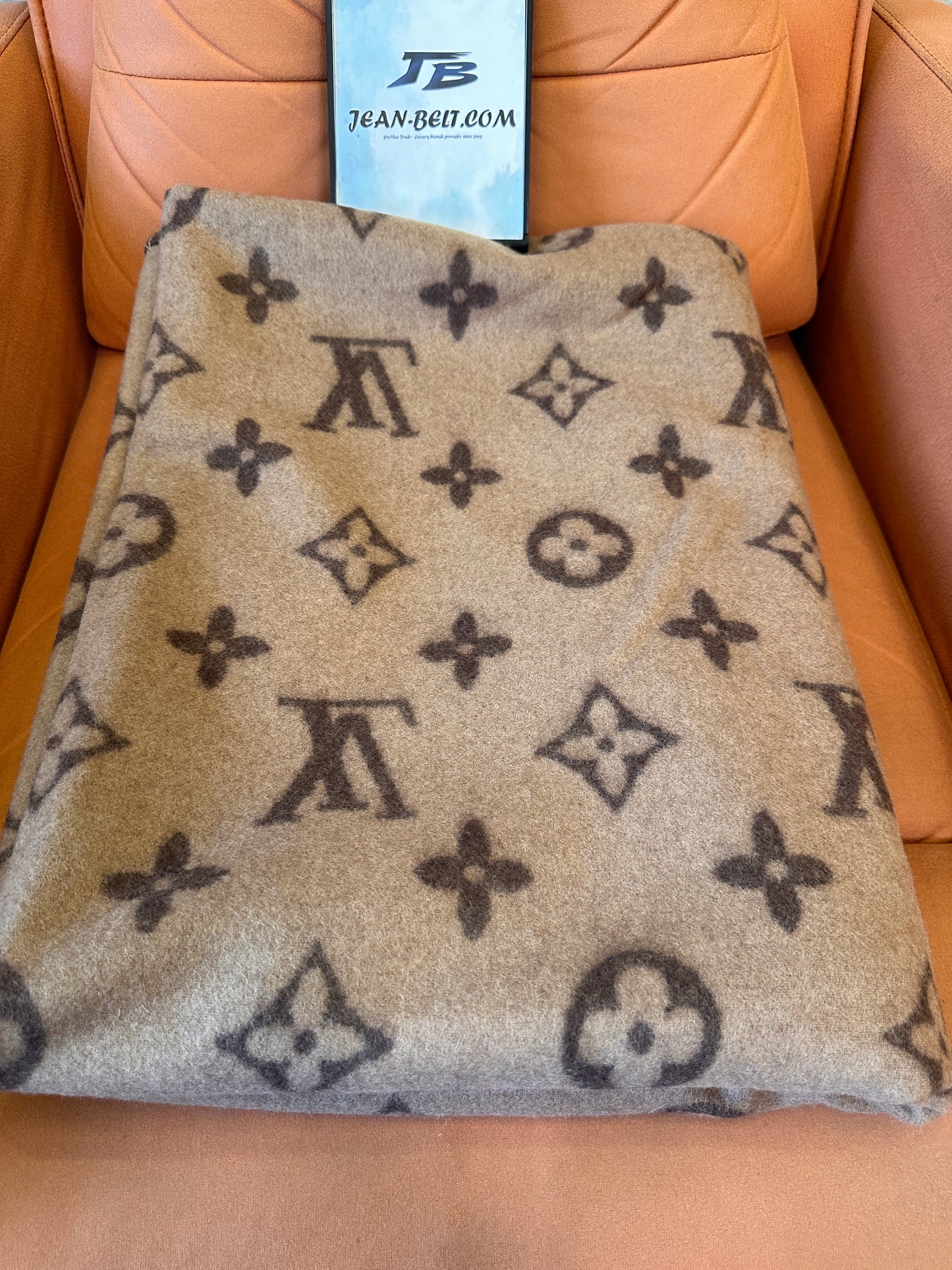 Louis Vuitton monogram wool blanket