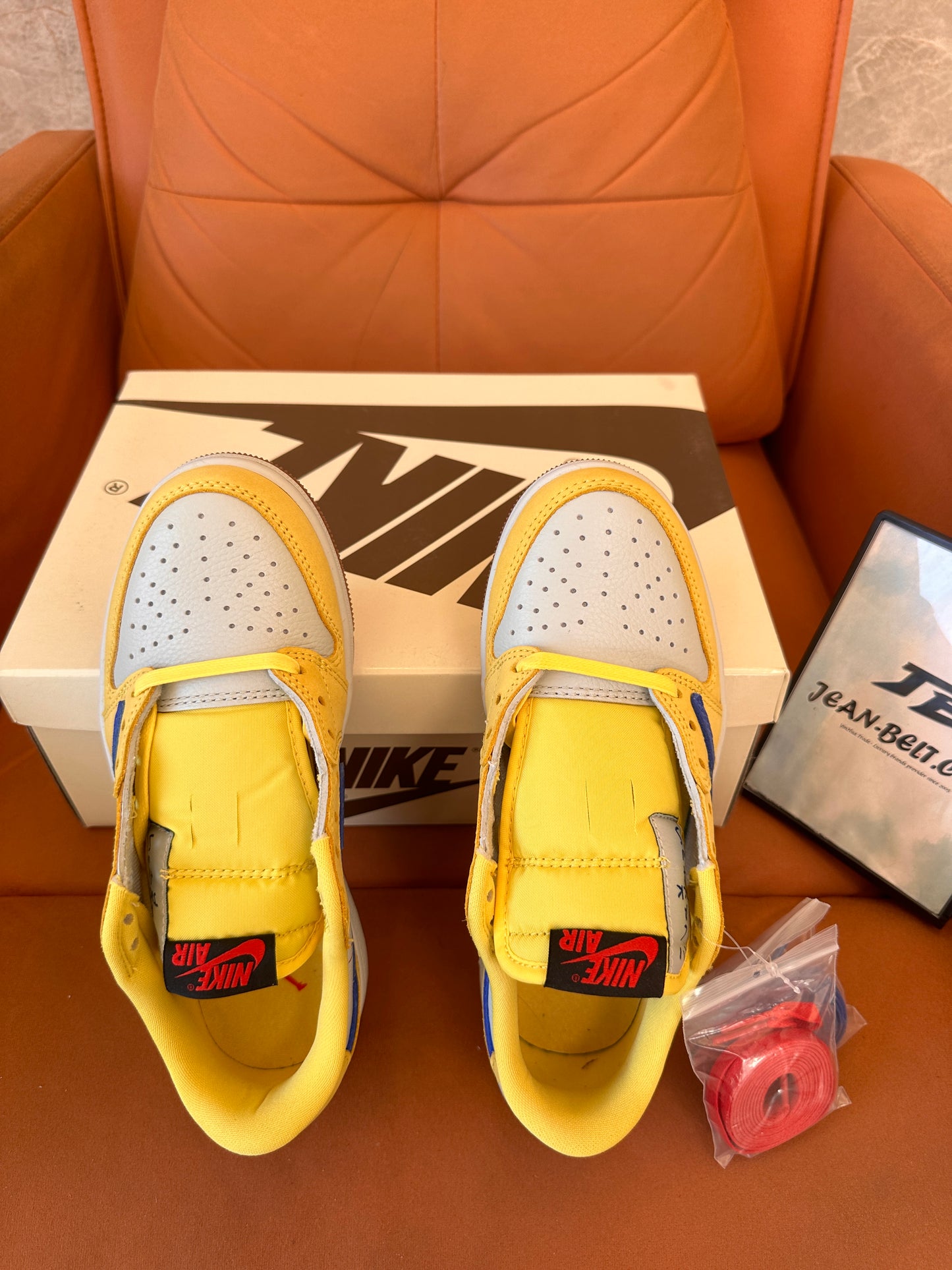 Nike Air Jordan 1 low SE yellow blue