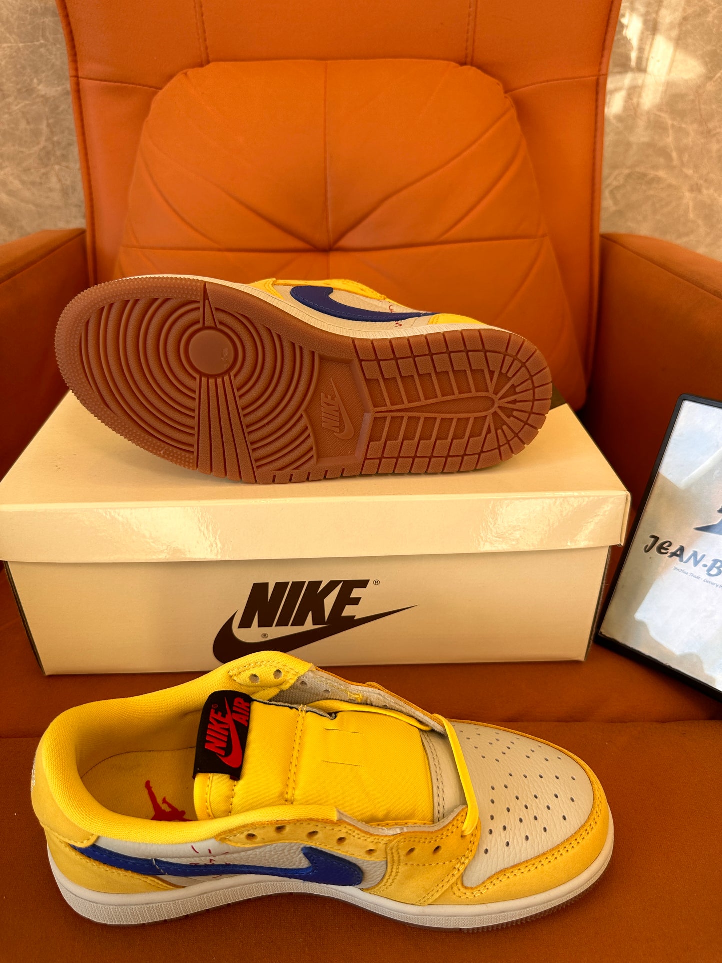 Nike Air Jordan 1 low SE yellow blue