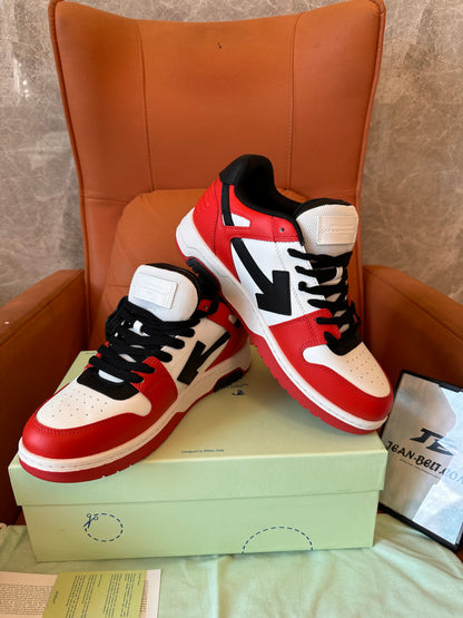 Off-White™ out of office sneakers "red/white/black"