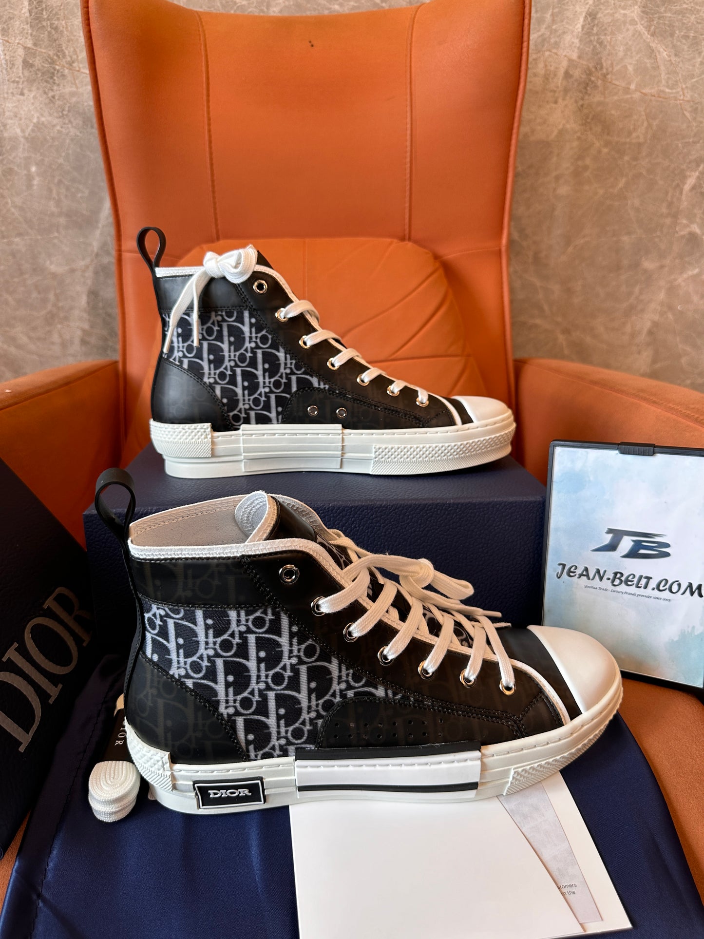 Dior B23 Oblique high-top sneakers