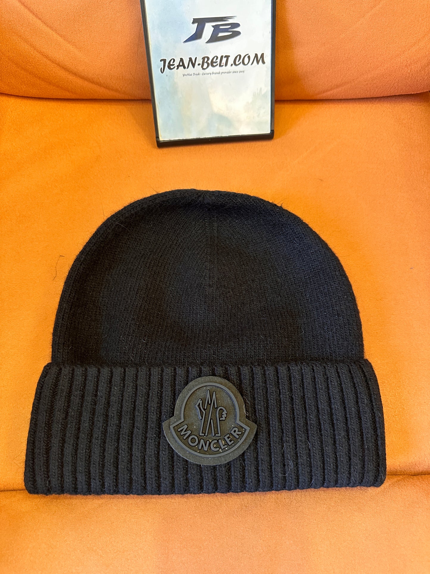 Moncler ribbed wool beanie