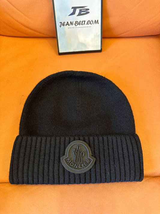 Moncler ribbed wool beanie