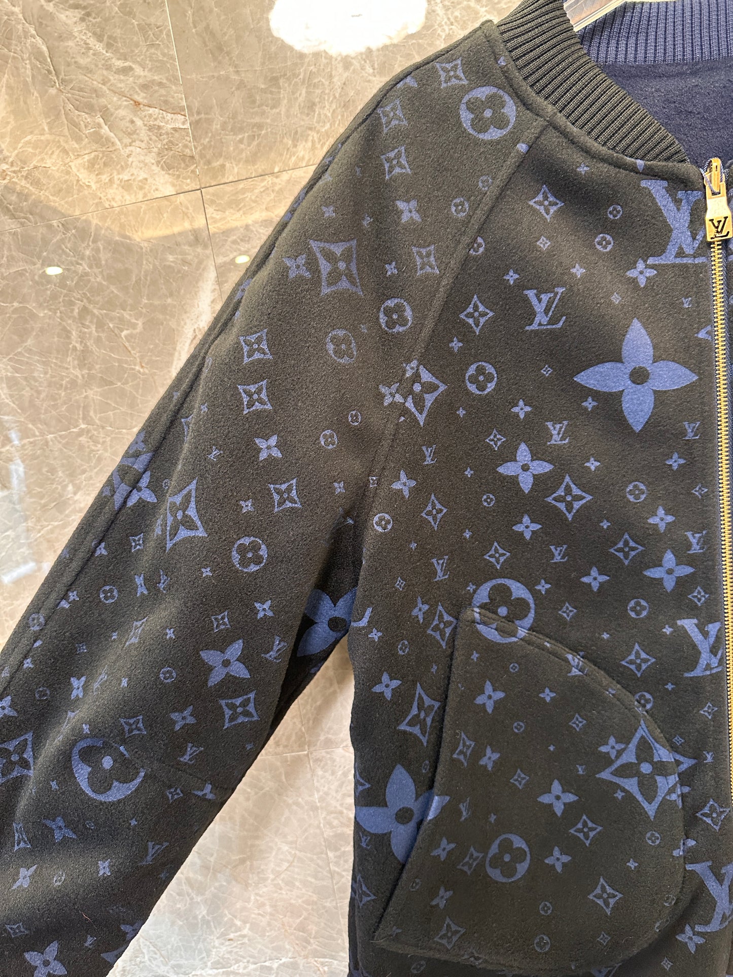 Louis Vuitton monogram bomber jacket