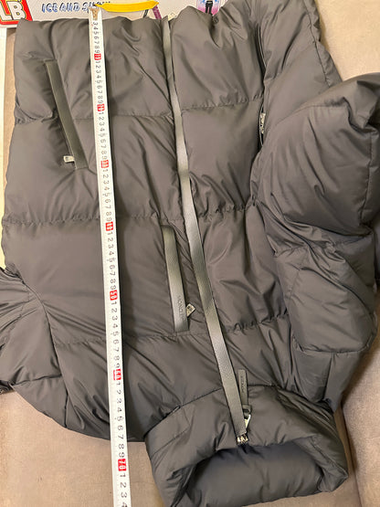 Moncler black & navy blue down puffer jackets