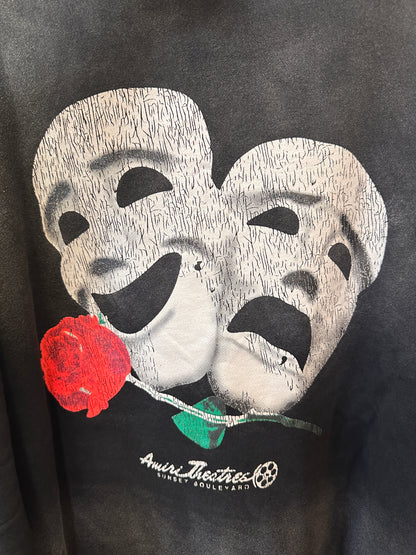 Amiri theatre masks hoodie