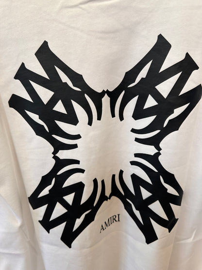 AMIRI white logo print t-shirt