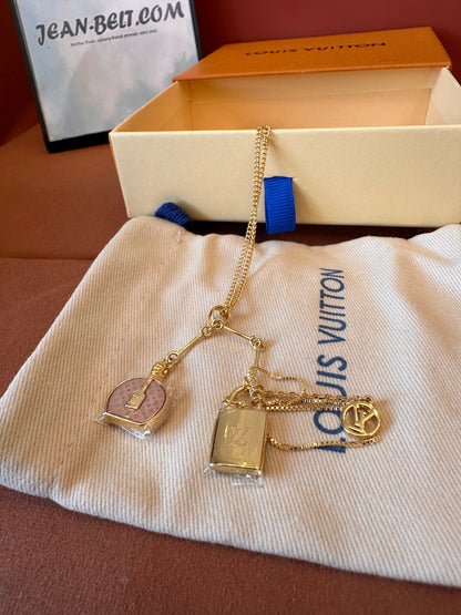 Louis Vuitton LV&Me Charm necklace - gold monogram series