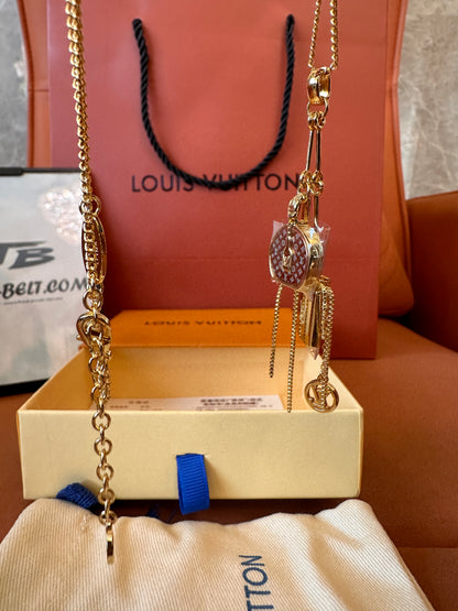 Louis Vuitton LV&Me Charm necklace - gold monogram series