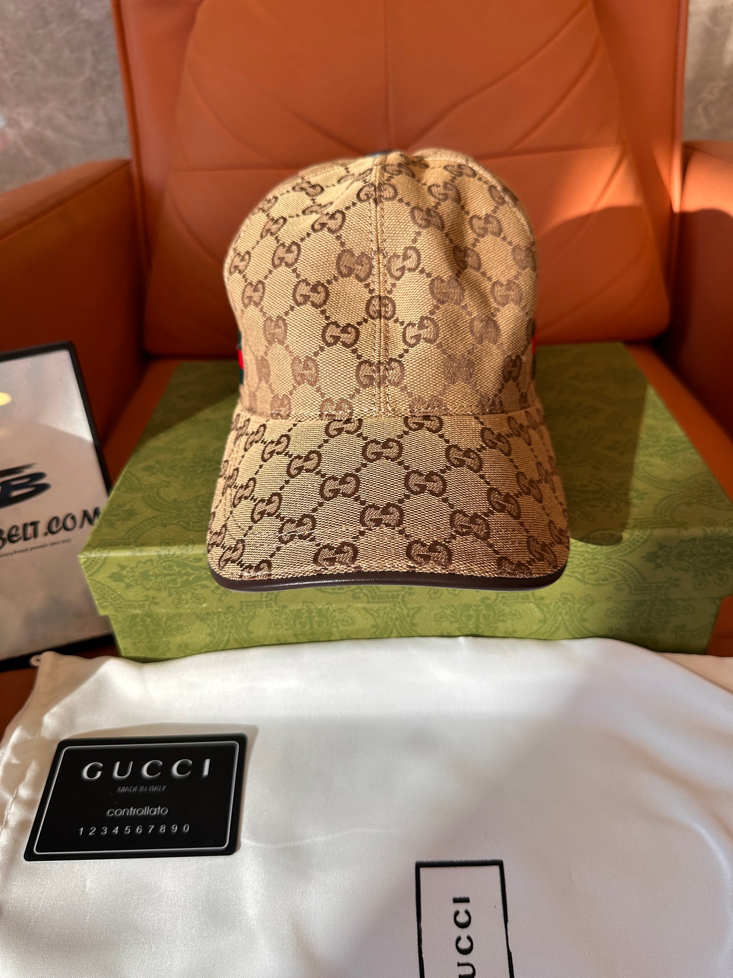 Gucci GG Supreme canvas baseball cap