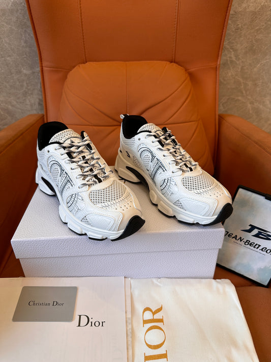 Dior B30 white mesh sneakers