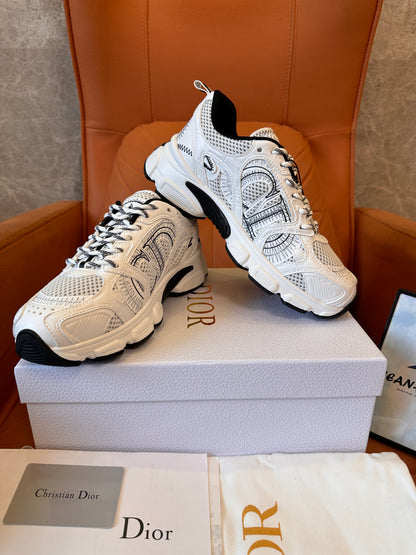 Dior B30 white mesh sneakers