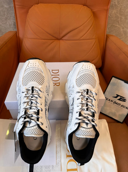 Dior B30 white mesh sneakers