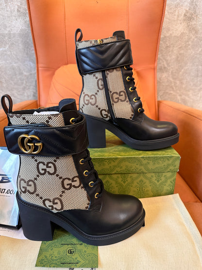 Gucci GG quilted ankle boots