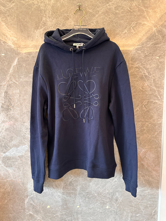 Loewe anagram hoodie – navy blue