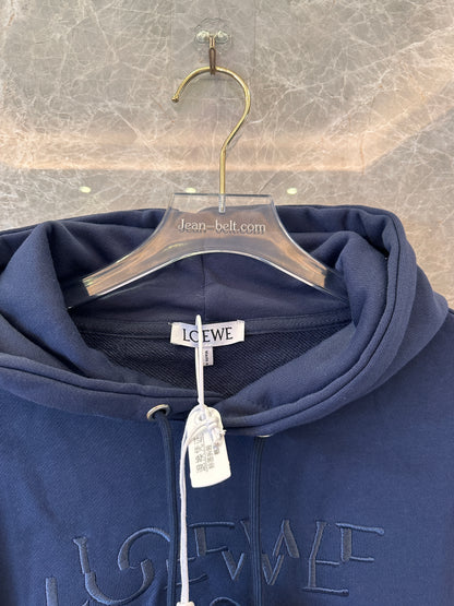 Loewe anagram hoodie – navy blue