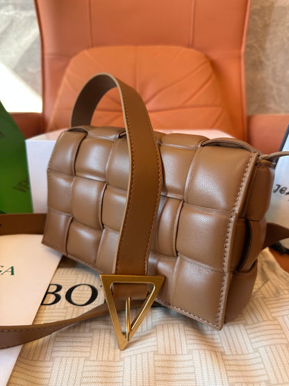 Bottega Veneta brown woven bag