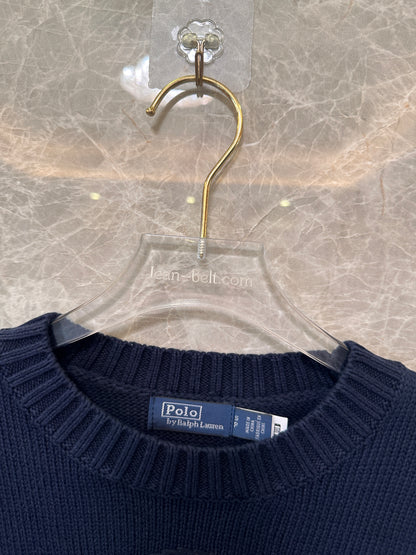 Polo Ralph Lauren bear knit sweater in navy