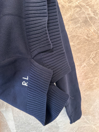 Polo Ralph Lauren bear knit sweater in navy