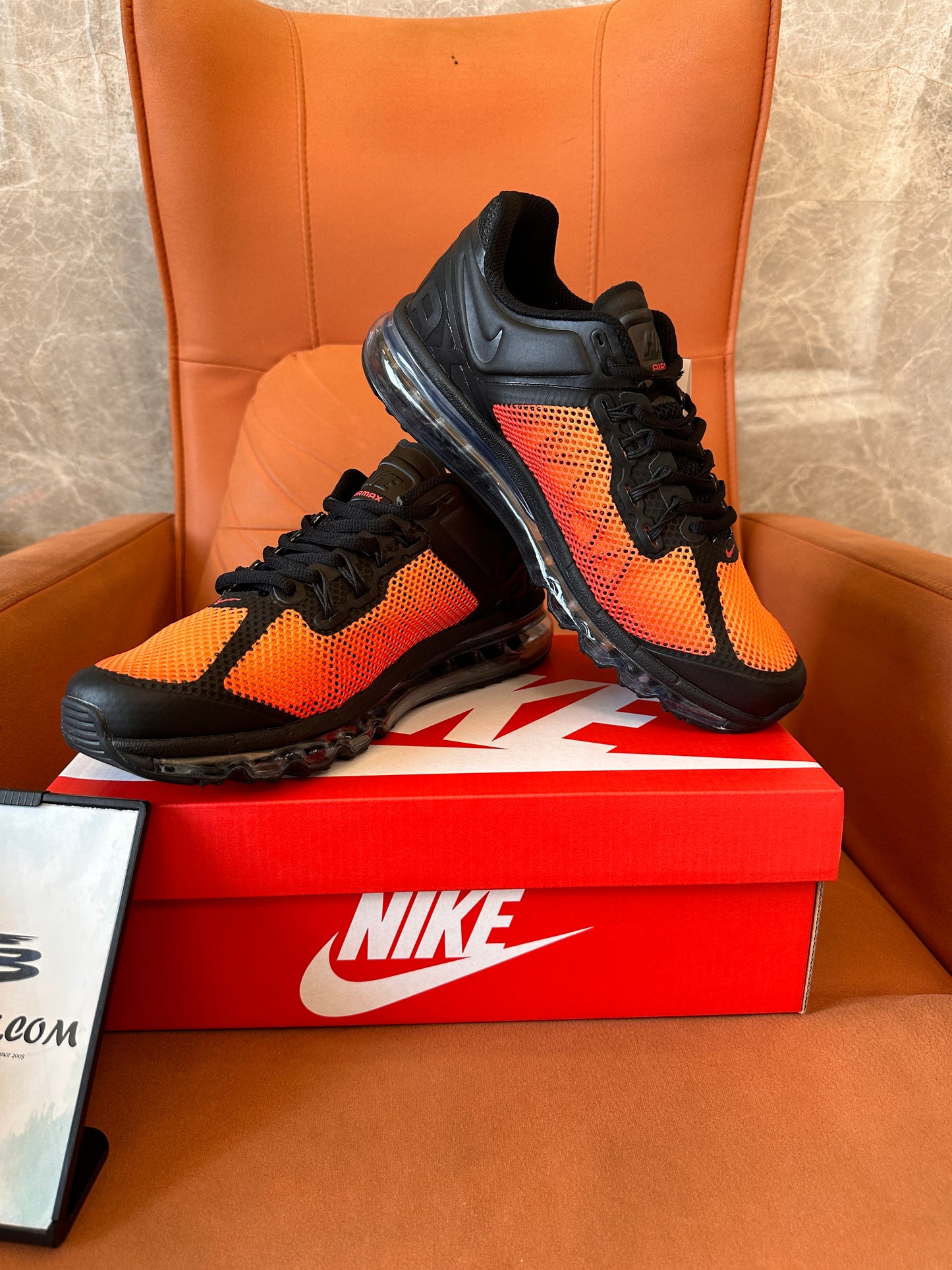 Nike Air Max 2023 Ultra Mesh sneakers - black/orange gradient