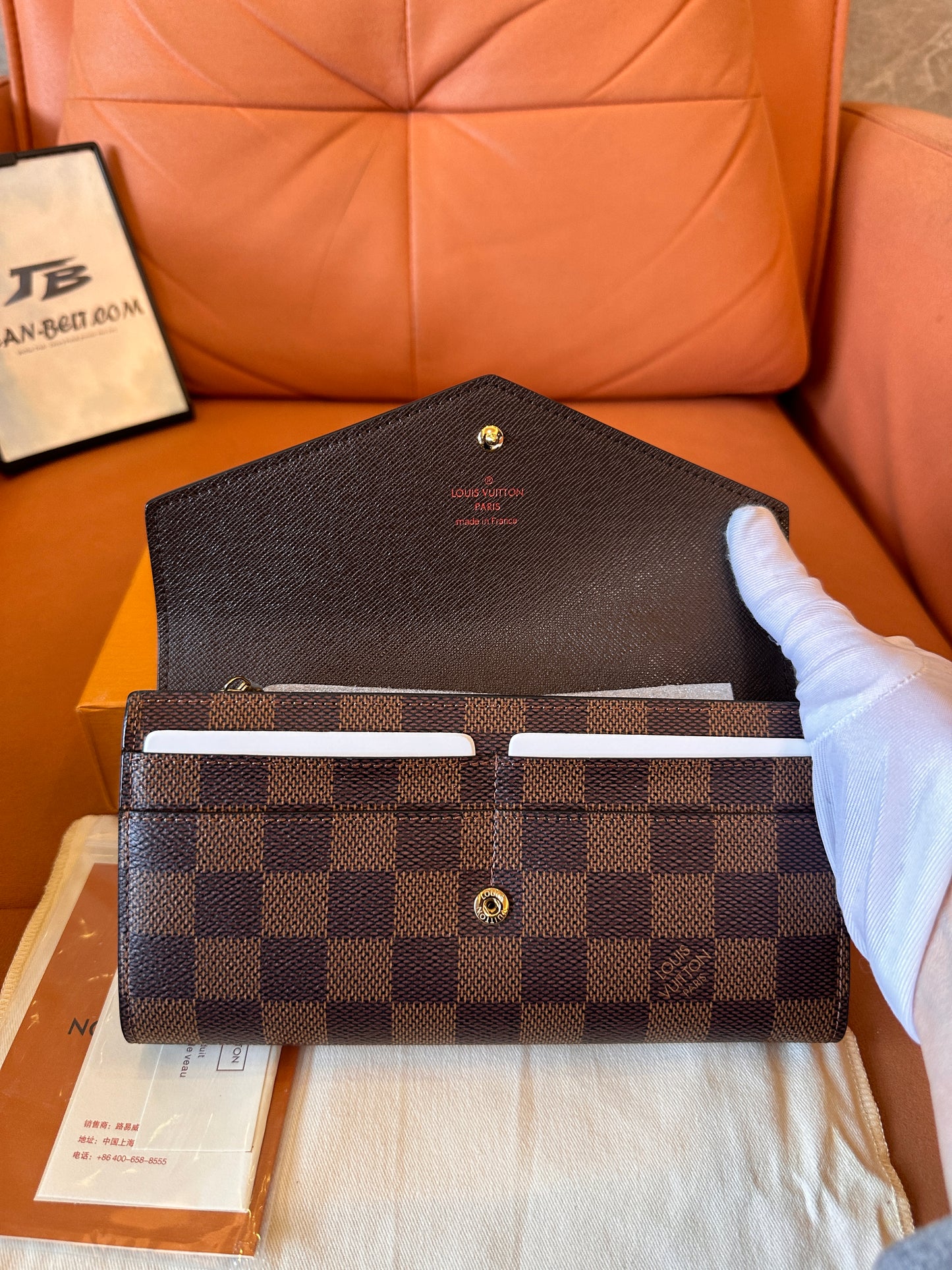 Louis Vuitton Damier Ebene wallet