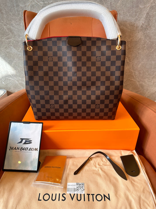 Louis Vuitton Graceful PM Bag - Damier Ebene