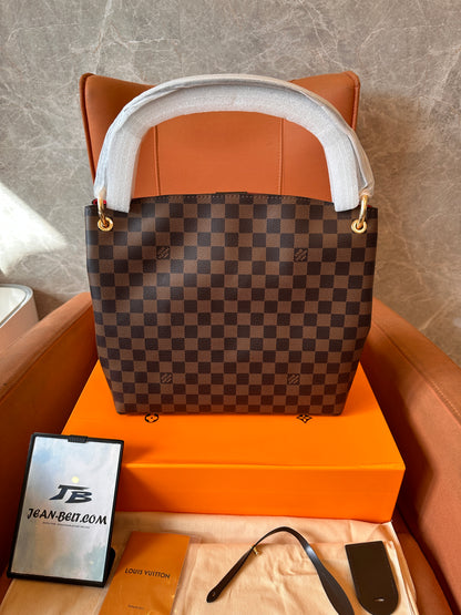 Louis Vuitton Graceful PM Bag - Damier Ebene