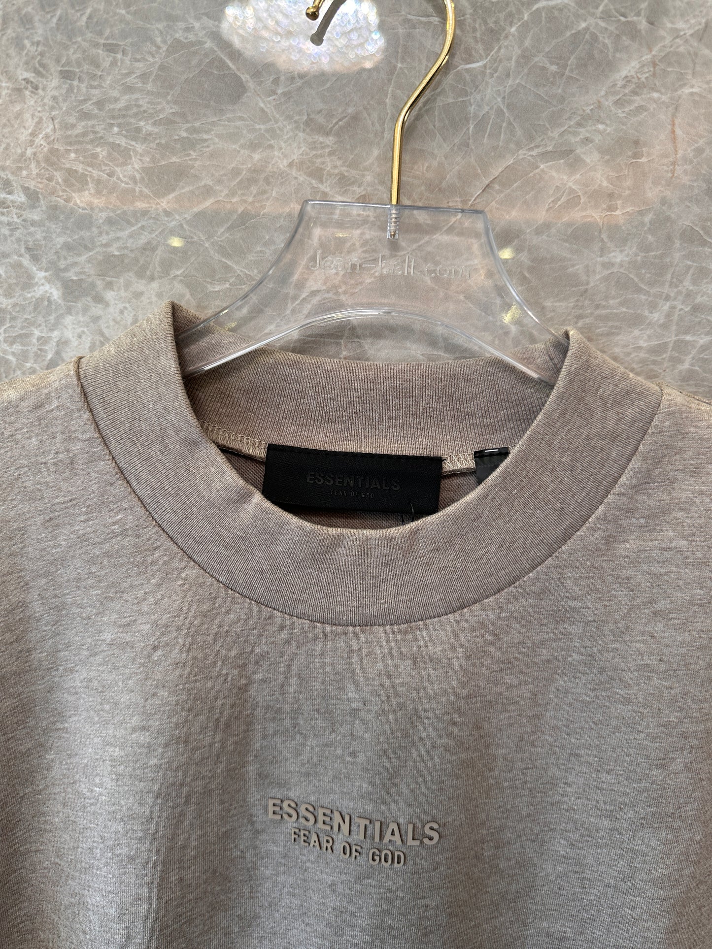 Fear of God Essentials oversized t-shirt in taupe