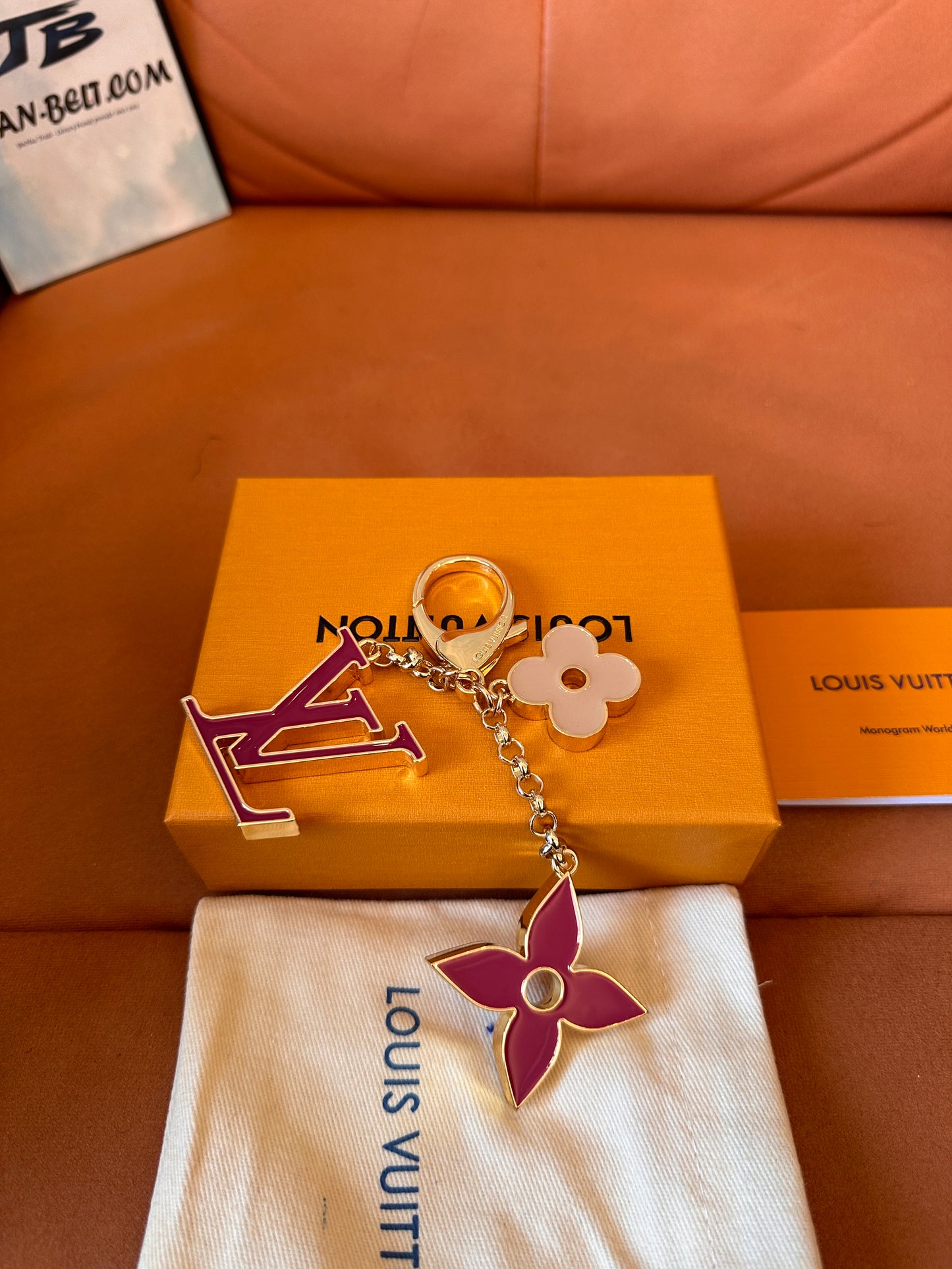 Louis Vuitton keychain bag charm