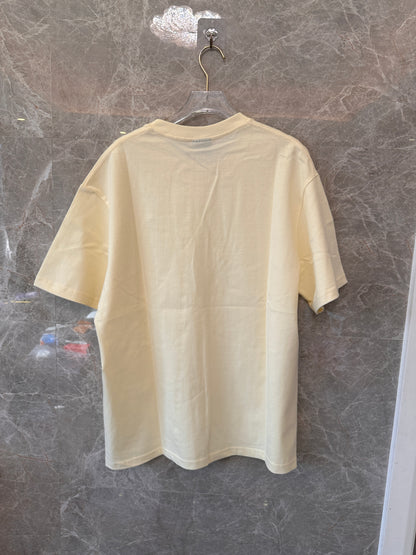 Jacquemus classic logo patch t-shirt - pale yellow