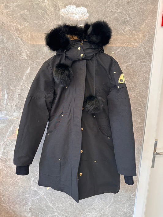 Moose Knuckles gold series parka – black down jacket