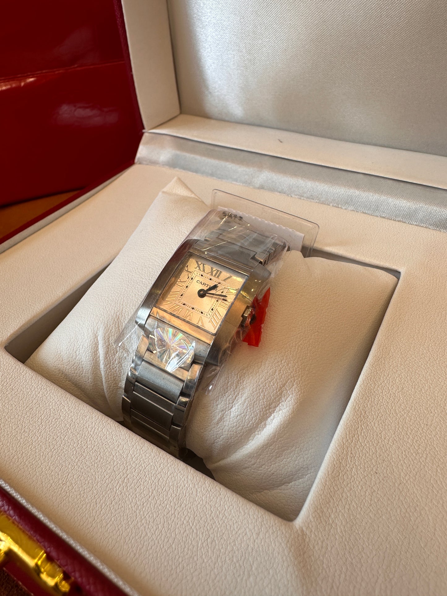 Cartier Tank Française Stainless Steel watch – iconic rectangular design