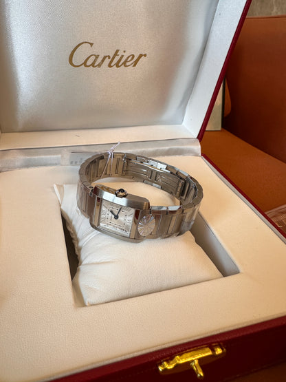 Cartier Tank Française Stainless Steel watch – iconic rectangular design