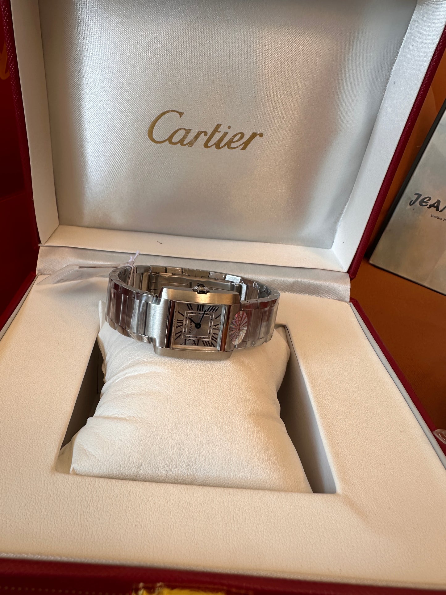 Cartier Tank Française Stainless Steel watch – iconic rectangular design