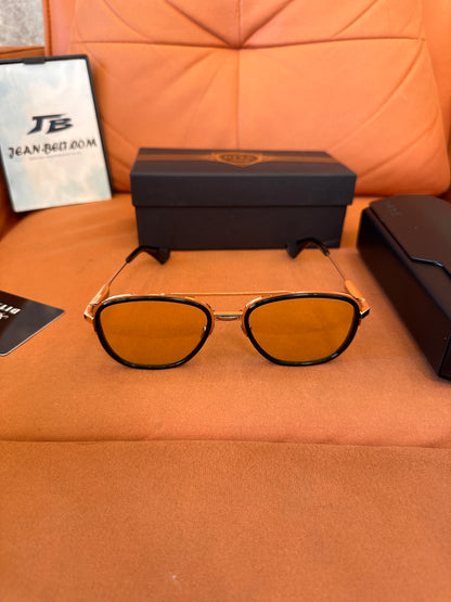 Dita Rikton Type 402 gold and black luxury sunglasses