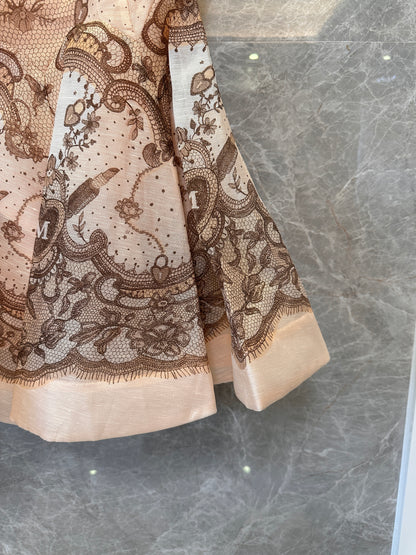 Zimmermann lace detail mini dress