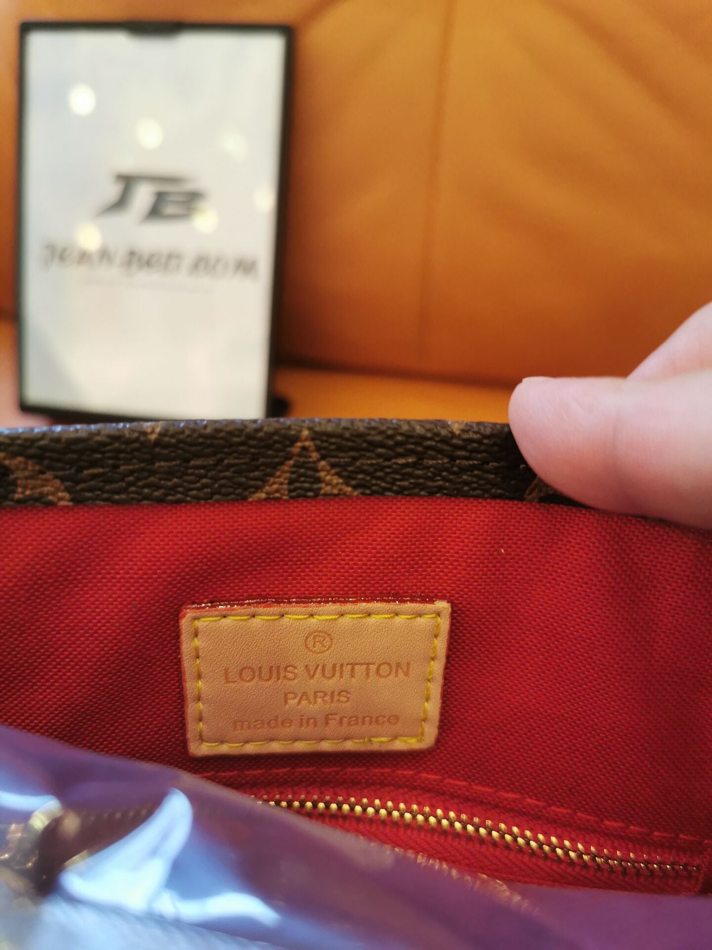 Louis Vuitton sac plat bb monogram canvas