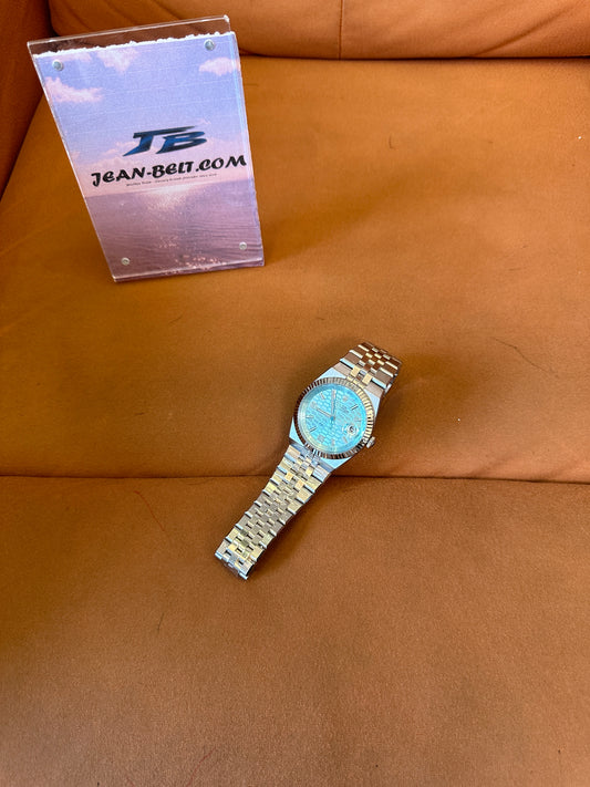 Rolex Datejust Ice Blue Mosaic Dial – Jubilee Bracelet