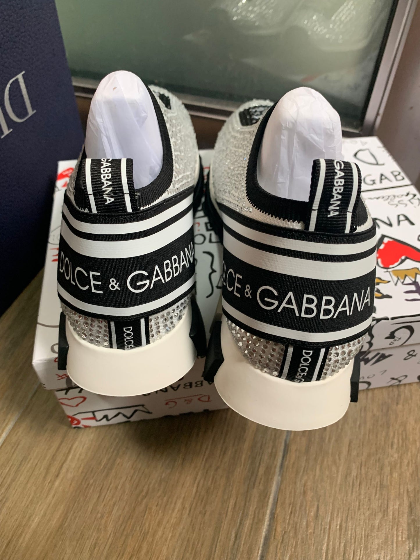 Dolce & Gabbana crystal Sorrento sneakers