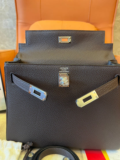 [Full Handmade]Hermes kelly 25 brown