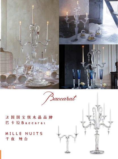 Baccarat Mille Nuits Candelabra - The Epitome of Elegance and Tradition