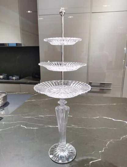 Baccarat Mille Nuits High Crystal Dessert Stand